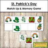 St. Patrick's Day Match-Up and Memory Game (Visual Discrim
