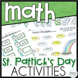 St Patricks Day Math Activities - Comparing Numbers, Addit