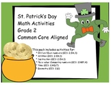St. Patrick's Day Math Activities! Grade 2 COMMON CORE ALIGNED