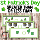 St Patricks Day Math Activities - Greater Than, Less Than