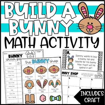 Preview of Spring Word Problems | Build a Bunny Math Craft