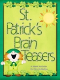 St. Patrick's Day Math Brain Teasers - 8 Mathematical Practice Standards