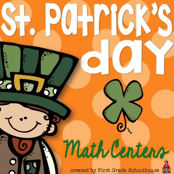 Preview of St. Patrick's Day Math Centers First Grade