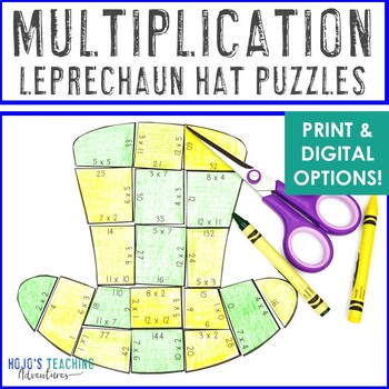 Preview of MULTIPLICATION St Patricks Day Math Games | How to Catch a Leprechaun Supplement
