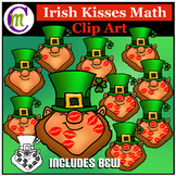 St Patricks Day Math Clip Art  Leprechaun Kisses