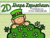 St. Patrick's Day Math Craftivity--2D Shape Leprechaun