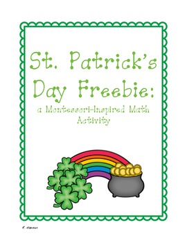 Preview of St. Patrick's Day Math Freebie