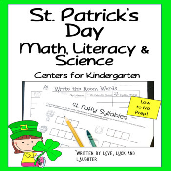 Preview of St. Patrick's Day Math, Literacy and Science