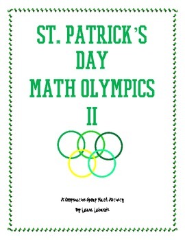 Preview of St. Patrick's Day Math Olympics II