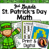 St. Patrick's Day Math for 3rd - PRINT & DIGITAL