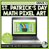 St. Patrick's Day Math Pixel Art | Multiplying and Dividin