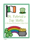 St. Patrick's Day Math Unit for Pre-K, Kinders, and Firsts!