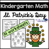 St Patricks Day Math Worksheets Kindergarten