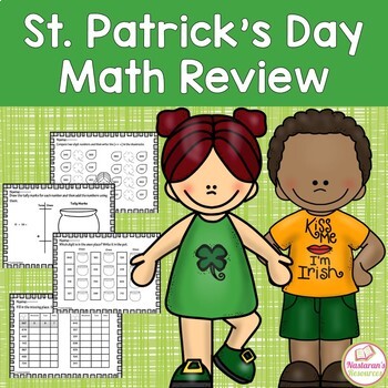 Preview of St Patricks Day Math Worksheets March Math Activities