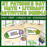St. Patricks Day Math and Literacy Centers - Preschool Fil