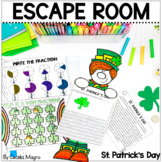 St Patricks Day Math and Literacy Escape Room
