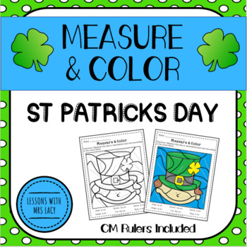 Preview of St Patricks Day - Measure & Color Sheet