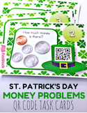 St. Patrick's Day Money QR Code Task Card Fun