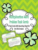 St. Patrick's Day Multi Step Word Problem Task Cards- CC Aligned