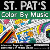 St. Patricks Day Music Coloring Pages
