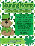 St. Patrick's Day: Naming Nouns Activity Freebie