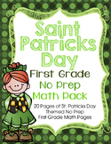 St. Patricks Day No Prep First Grade Math
