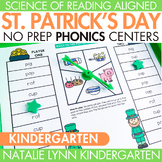 St Patricks Day No Prep Phonics Science of Reading Kinderg