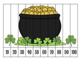 St. Patrick's Day Number Order Puzzles {FREEBIE}