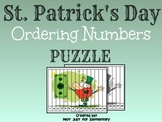 St. Patrick's Day Ordering Numbers Puzzle