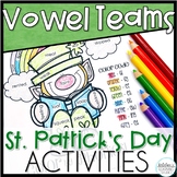 St Patricks Day Phonics Activities - Vowel Teams Worksheet