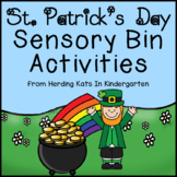 St. Patrick's Day Sensory Bin Mats