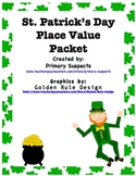 St. Patrick's Day Place Value Math Centers