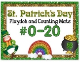 St. Patrick's Day Playdoh and Counting Mats