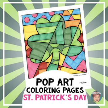 Preview of St. Patrick's Day Activity | Interactive Coloring Pages + Writing Prompts