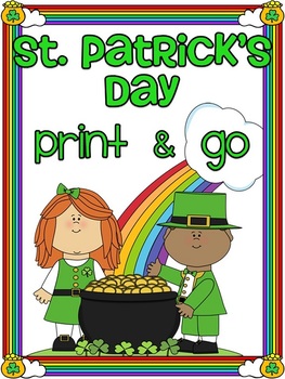 Preview of St. Patrick's Day Math and Literacy March Activities No Prep