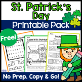 St. Patrick's Day Printables Free