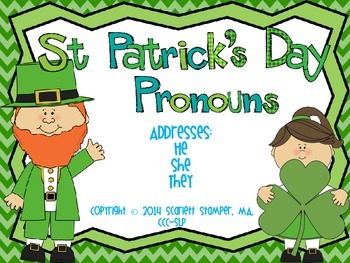 Preview of St. Patrick's Day Pronouns
