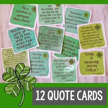 St. Patricks Day Quotes - Love, Luck and Rainbow Inspirational