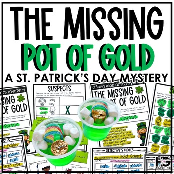 Preview of St. Patrick's Day Reading ESCAPE ROOM | St. Patty's Day Activities