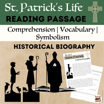 Preview of St Patricks Day Reading Comprehension | Questions, Vocabulary & Symbolism