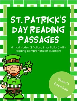 Preview of St. Patrick's Day Reading Passages
