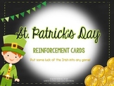 St. Patrick's Day Reinforcement Cards