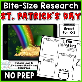 Preview of St. Patricks Day Research Activities | Bite Size Research
