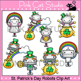 St. Patrick's Day Clip Art - Robots Theme