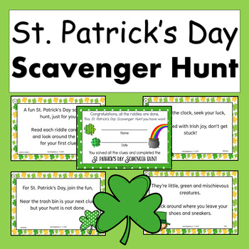Preview of St Patricks Day Scavenger Hunt FREE