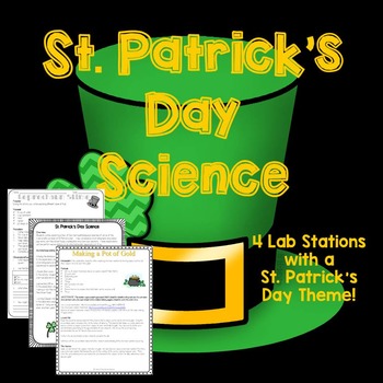Preview of St. Patrick's Day Science Lab Activities/Stations