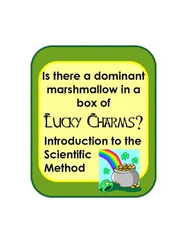 Preview of St Patricks Day Scientific Method Experiment Review Introduction w/ Lucky Charms