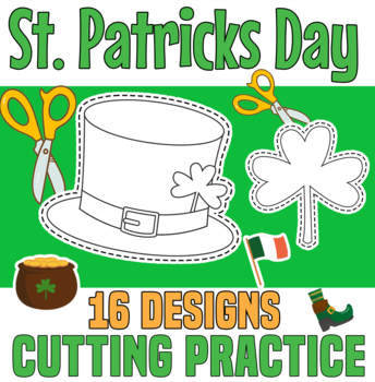 St Patrick's Day printables : scissor skills - Cobberson + Co.