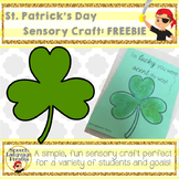 St. Patrick's Day Sensory Craft FREEBIE
