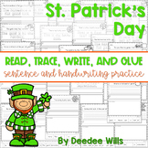 St Patricks Day Sentence Writing Read, Trace, Glue, and Draw